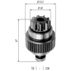 940113020249 MAGNETI MARELLI Ведущая шестерня, стартер