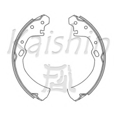 K1176 KAISHIN Комплект тормозных колодок