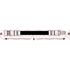T 11 015 BREMBO Тормозной шланг