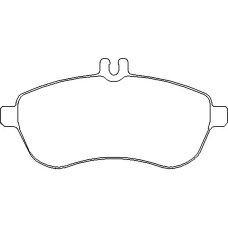P 50 070 BREMBO Комплект тормозных колодок, дисковый тормоз