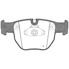 BPA0979.00 OPEN PARTS Комплект тормозных колодок, дисковый тормоз