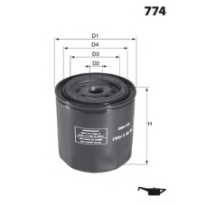 ELH4124 MECAFILTER Масляный фильтр