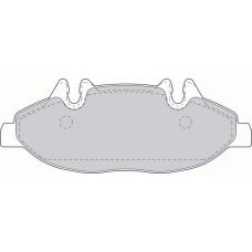 FD6929V NECTO Комплект тормозных колодок, дисковый тормоз