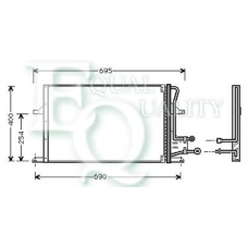 CO0074 EQUAL QUALITY Конденсатор, кондиционер