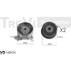 KD1385 TREVI AUTOMOTIVE Комплект ремня ГРМ