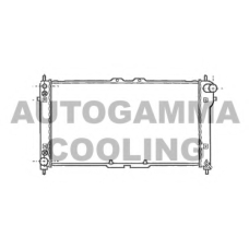 102141 AUTOGAMMA Радиатор, охлаждение двигателя